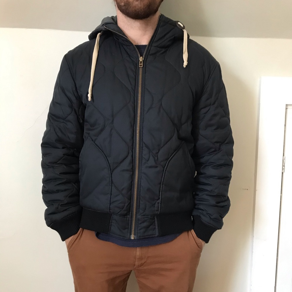 LL Bean Signature quilted bomber jacket